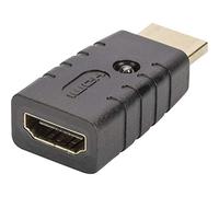 DIGITUS 4K HDMI EDID Emulador - UltraHD 4k/60Hz - para HDMI Extender, conmutadores, divisores, conmutadores de Matriz - Función de clonación - HDCP 2.2, HDR - Negro