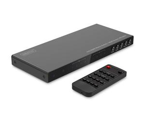 Digitus 4x2 hdmi matrix switch/multi-viewer, 4k/30 hz