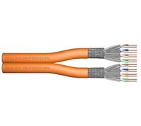 Digitus Cable de red Cat 7 500 m S-FTP (PiMF) Dúplex LSZH 1200 MHz AWG 23/1 Compatible PoE+ Naranja