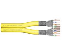 DIGITUS 500 m de Cable de red Cat 7A, S-FTP (PiMF) Dúplex, BauPVO Dca, LSZH Libre de Halógenos, 1500 MHz Copper AWG 22/1, Compatible con PoE+, Cable LAN Cable Ethernet, Amarillo