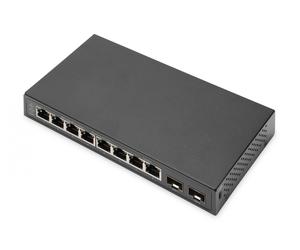 Digitus 8P +2SFP GE Switch 8 x 10/100/1000 Mbit/s + 2SFP Uplink Ports