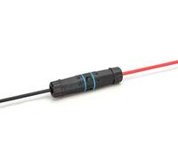 DIGITUS Acoplador de red exterior CAT 6A - RJ45 a RJ45-10 Gbit/s - Clase de protección IP68 - Compatible con PoE+ - Blindaje 360° - Conector de cable de red, acoplador Ethernet - Negro