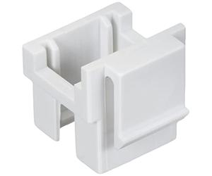 Digitus Acoplador Keystone - 1 pieza - Adaptador de fibra óptica - LC - Para paneles de conexión modulares - Color blanco