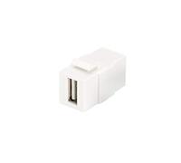 Digitus Acoplamiento Keystone USB 2.0 - Para DN-93832 - Blanco puro (RAL 9003)