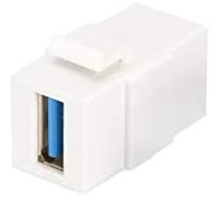 Digitus acoplamiento keystone usb 3.0 - para dn-93404 - blanco puro (r
