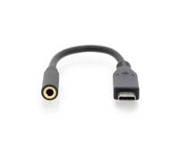 Digitus - Adaptador / convertidor de audio USB Tipo-C, Tipo-C/St a jack de 3,5 mm/Bu