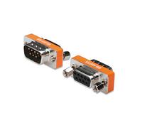 DIGITUS Adaptador D-Sub 9 Null-Modem Adapter - 9-Pin hembra - macho a hembra - cambiador de género - carcasa metálica