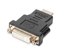 HDMI adapter, type A - DVI-I(24+5) M/F, Full HD, bl
