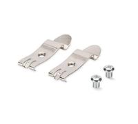 DIGITUS Adaptador DIN-Rail para Desktop Patch Panel - Montaje en Carril DIN - 1 Set = 2 Clips Metálicos - Metal - Kit de Montaje en Carril DIN para Cuadros Eléctricos