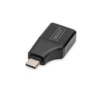 DIGITUS Adaptador USB-C a HDMI Tipo-A - 4k/30Hz - Plug & Play - Carcasa de Aluminio - Negro