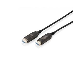 Digitus AK-330126-400-S Cable híbrido HDMI AOC | HDMI-A macho-macho | HDMI 2.1 | UHD-2 8K@60Hz | 48Gbps |HDR, eARC, HDCP 2.2, CEC | 40m