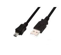 DIGITUS ANSCHLUSSKABEL USB2.0/A -> MINIB ST/ST 1.8M SCHWARZ POLYBEUTEL
