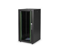 DIGITUS Armario de red 19 pulgadas 22U - 60x60 cm - Serie Dynamic Basic - capacidad de carga 600 kg - profundidad útil 550 mm - negro