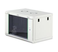 DIGITUS Armario de Red - 19 Pulgadas, 7U - Sin Montar - Dynamic-N - Gris | 450 mm de profundidad - 320 mm de profundidad útil - Montaje en pared - Capacidad de carga de 60 kg - Puerta de cristal