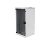254 mm (10") 12U wall mounting cabinet 592x312x300 mm, color grey (RAL 7035)