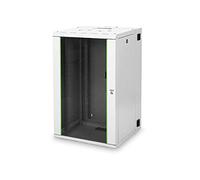 DIGITUS Armario de Red, Rack de 19 Pulgadas, 20U, Montaje en la Pared, Giratoria, Capacidad de Carga 100 kg, Serie Unique, Gris