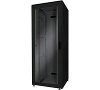 DIGITUS Armario de red - Rack de 19 pulgadas - 32U - 80 x 80 cm - Capacidad de carga 1200 kg - Profundidad útil 74,3 cm - Serie Unique - Negro
