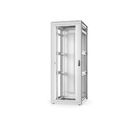 DIGITUS Armario de Red - Rack de 19 Pulgadas 42U - 80x80 cm - Serie Unique - Carga máx. 800 kg - Profundidad útil 743 mm - sin Paneles Laterales - Gris
