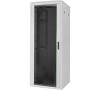 DIGITUS Armario de Red - Rack de 19 Pulgadas 42U - 80x80 cm - Serie Varioflex-N - Carga máx. 1200 kg - Profundidad útil 570 mm - Puerta Frontal de Cristal - Gris