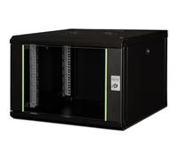 Digitus Armario de red Rack de 19 pulgadas Serie Unique 7U, montaje en pared, 600 mm, 100 kg, negro
