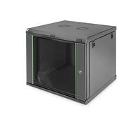 9U wall mounting cabinet, Dynamic 478x600x450 mm, color black (RAL 9005)