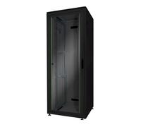 DIGITUS Armario de red - Rack de 19 pulgadas - 32U - 80 x 80 cm - Capacidad de carga 1200 kg - Profundidad útil 74,3 cm - Serie Unique - Negro