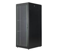 Digitus Armario de Red Unique Light, Bastidor Independiente 42U 800x1000mm, Negro, Capacidad 800 kg, Bloqueo Teclado, Gestión Cables, Referencia: Netzwerkschrank Unique Light 42HE