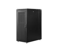 DIGITUS Armario para servidores - 19 Pulgadas 26 U - 60 x 100 cm - Serie Unique Server-N - Capacidad de Carga 1200 kg - Profundidad útil 943 mm - Puerta de Acero Perforada - Negro