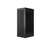 DIGITUS Armario para servidores - 19 Pulgadas 42 U - 80 x 100 cm - Serie Unique Server-N - Capacidad de Carga 1200 kg - Profundidad útil 943 mm - Puerta de Acero Perforada - Negro