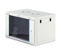 DIGITUS Armario Rack - Rack de 19" 7U - Sin Montar - Montaje en Pared - Profundidad: 450 mm - Profundidad útil: 320 mm - Capacidad de Carga: 60 kg - Puerta de Cristal - Serie Dynamic-N - Gris