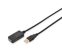 DIGITUS ASSMANN Electronic USB 2.0 5m - Cable USB (2.0, USB A, USB A, 480 Mbit/s, 5 m) Negro