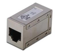 Modular Coupling, 8P8C, 1:1 shielded CAT6, metal housing