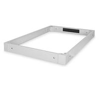DIGITUS Base de 10 cm para armarios para servidores Unique de DIGITUS, 80 x 120 cm, espacio de almacenamiento para cables sobrantes, gris