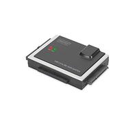 DIGITUS Cable Adaptador de Disco Duro, Convertidor de USB 2.0 a SATA3/IDE, para SSD/HDD de 2,5/3,5", Velocidad de Transferencia de Datos de 480 Mbit/s, hasta 3 TB, In uente de Alimentación