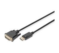 Digitus Cable Adaptador DisplayPort a DVI-D (24+1) Macho a Macho, 8K, 2 Metros