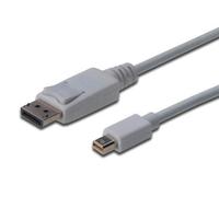 Digitus cable adaptador displayport - mini dp a dp - fullhd 1080p 60hz