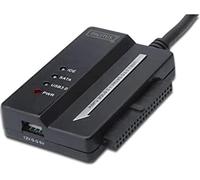 DIGITUS Cable Adaptador de Disco Duro, Convertidor USB 3.0 a SATA2/IDE, para SSD/HDD de 2,5/3,5", Velocidad de Transferencia de Datos de 5 Gbit/s, Incl. Fuente de Alimentación, Plug & Play