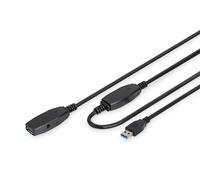 DIGITUS Cable alargador USB 3.2 Gen 1 activo - 10 m - USB-A macho a hembra - Cab