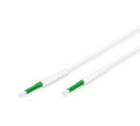 DIGITUS Cable bajada FTTH - OS2 - monomodo - 30 m - 1 fibra - conector LC-APC - preconfeccionado - optimizado para flexión G.657A2 - insuflable - cable de fibra óptica - blanco