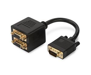 DIGITUS Cable bif. en Y para monito. VGA