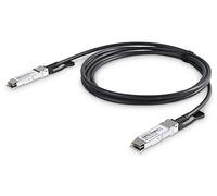 DIGITUS Cable DAC universal - QSFP+ - 40 Gbit/s - Cable de red - Direct Attach Cable - Direct Attach Copper - Multimodo - IEEE P802.3ba - Cuatro canales full duplex - 1m - Negro