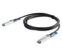 DIGITUS Cable DAC Universal - QSFP28 - 100 Gb/s - Cable de red - Direct Attach Cable - Direct Attach Copper - compatible con SFF-8665 - AWG30 - 1m - Negro