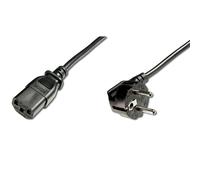 Digitus Cable de Alimentación Schuko/C13 75cm Negro