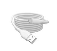 DIGITUS Cable de Carga - USB A a Lightning - 1 m - Cable USB de 480 Mbit/s 12 W 2,4 A - Funda de Silicona Flexible con protección contra dobleces - Certificado MFI para Dispositivos Apple - Blanco