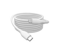 DIGITUS Cable de Carga - USB C a Lightning - 2 m - Cable USB 480 Mbit/s 60 W 3 A - Funda de Silicona Flexible con protección contra dobleces - Certificado MFI para Dispositivos Apple - Blanco