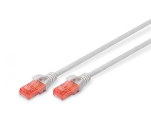 DIGITUS Cable de conexión CAT 6 U-UTP - 0,5 m - Cat6 - U/UTP (UTP) - RJ-45 - RJ-45