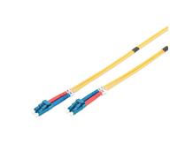 Digitus Cable de fibra óptica DK-2933-02 – OS2 LC-LC dúplex 2 m 1/10 Gbit/s SM 9/125 µ Amarillo
