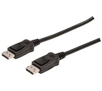 DisplayPort connection cable, DP M/M, 3.0m, w/interlock, DP, 1.1a conform, bl