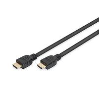 HDMI Ultra High Speed connection cable, type A M/M, 1.0m, w/Ethernet, UHD 8K 60Hz, gold, bl