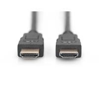 DIGITUS Cable de conexión HDMI de alta velocidad, tipo A - HDMI 2,0 - 1,0 m - Ul